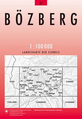Carte nationale de la Suisse à 1:100 000, 27, **BOZBERG