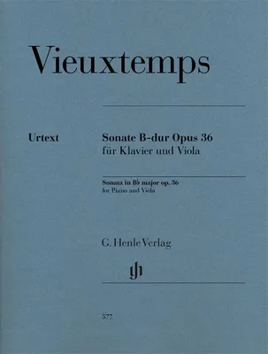 Sonate B-dur Opus 36 für Klavier und Viola, Sonata in B flat major op. 36 for Piano and Viola