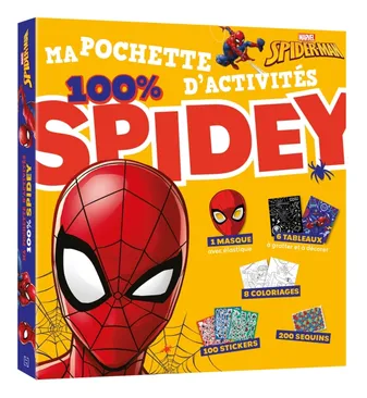SPIDER-MAN - Ma Pochette d'Activités 100 % Spidey - Marvel, 100% Spidey
