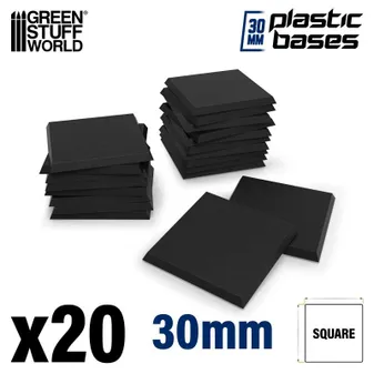 Socles carrés 30mm (x20)