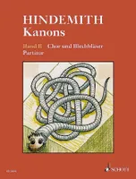 Kanons, Volume II for choir and brass instruments. choir and brass instruments. Partition.