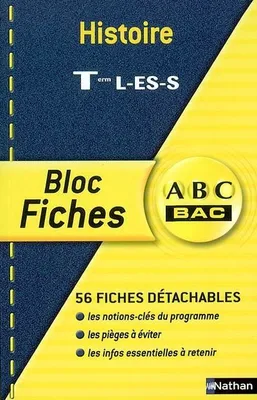 BLOC FICHES ABC HIST TER L ESS