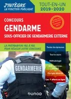 Concours Gendarme sous-officier de gendarmerie externe - Tout-en-un, Tout-en-un - 2019/2020