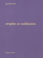 Strophes en méditation