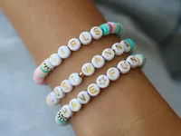 Jeux et Jouets Loisirs créatifs Perles, Modes et Cosmétiques Perles, bijoux à créer Perles pour bracelet à personnaliser Girls Just Wanna Have Fun