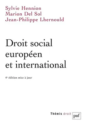 Droit social européen et international