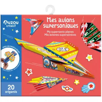 Mes avions supersoniques : 20 origamis. My supersonic planes : 20 origamis. Mis aviones supersonicos