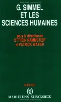 Georg Simmel et les sciences humaines