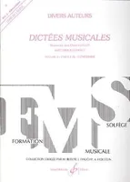 Dictees Musicales Volume 3 - Eleve