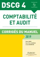 DCG, 4, DSCG 4 - Comptabilité et audit - 2019 - Corrigés du manuel, Corrigés du manuel