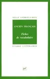 Ancien francais - fiches de vocabulaire, fiches de vocabulaire