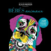 Carnet Black Premium - Bébés animaux
