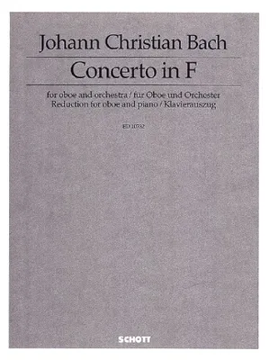 Concerto F major, oboe and orchestra. Réduction pour piano avec partie soliste.