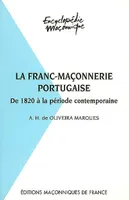 Franc-maçonnerie portugaise de1820 à période contemporaine