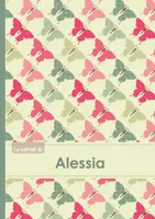 Le carnet d'Alessia - Lignes, 96p, A5 - Papillons Vintage