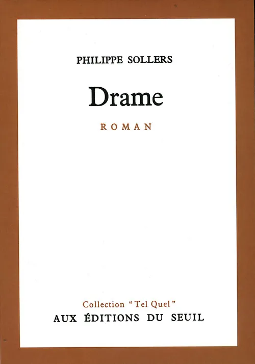 Livres Littérature et Essais littéraires Romans contemporains Francophones Drame Philippe Sollers