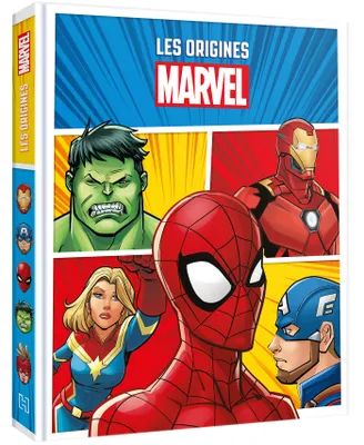 MARVEL - Les Origines des Super Héros - Spider-Man, Hulk, Iron-Man, Captain Marvel, Captain America