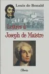 Lettres à Joseph de Maistre