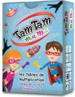 Tam Tam Multimax - Les tables de multiplicaction de x2 à x5 niveau 1, Les tables de multiplication de x2 à x5