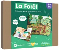 La Forêt - Kit ludo-éducatif 3-7 ans, Réalise ton poster géant 3D d'une forêt !