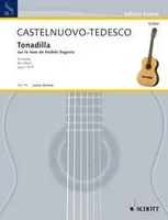 Tonadilla auf den Namen von Andrés Segovia, op. 170/5. guitar.