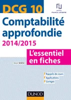 10, Comptabilité approfondie DCG 10 - 4e édition - L'essentiel en fiches, L'essentiel en fiches