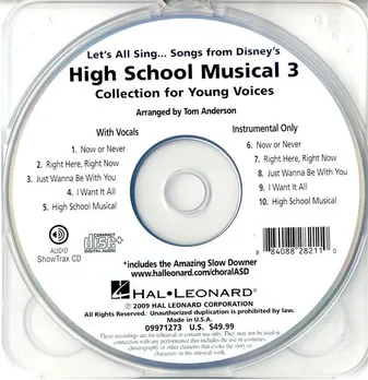 Let's all Sing Songs( HighSchoolMus.3 )Perf./AccCD