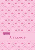 Le cahier d'Annabelle - Blanc, 96p, A5 - Princesse