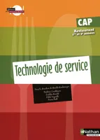 Technologie de service - CAP Restaurant Livre de l'élève