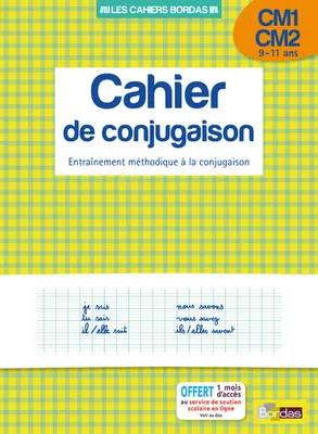 Les cahiers Bordas - Cahier de conjugaison CM1 CM2