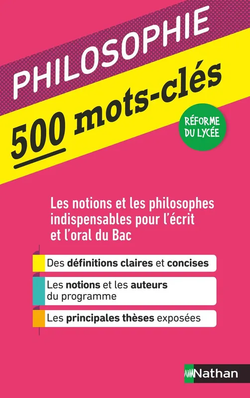 Livres Scolaire-Parascolaire Lycée 500 mots-clés, Philosophie Denis Huisman, Serge Le Strat