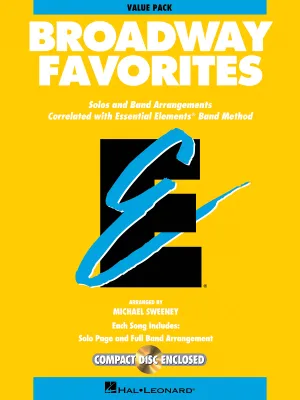 Essential Elements Broadway Favorites - Value Pak, 37 Part Books with Conductor Score and CD