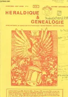 REVUE NATIONALE D'HERALDIQUE ET DE GENEALOGIE - XXIII ANNEE N° 4 - N° 121