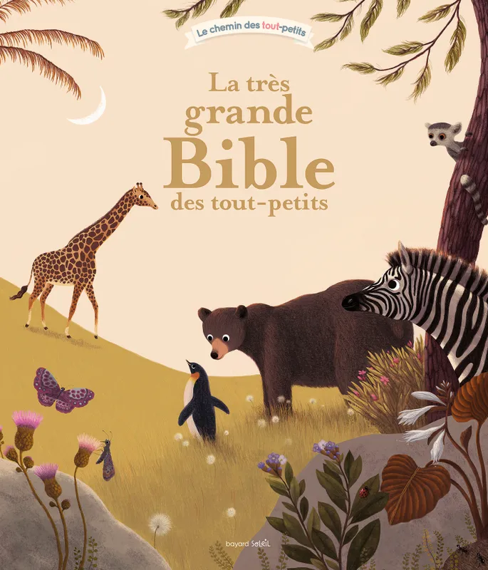 Livres Jeunesse Les tout-petits Albums animés et pop-up La très grande bible des tout-petits Virginie Aladjidi, Caroline Pellissier