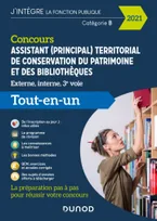 Concours Assistant (principal) territorial de conservation du patrimoine et des bibliothèques - 2021, Tout en un - Concours 2021