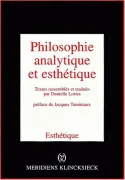 Philosophie analytique et esthétique