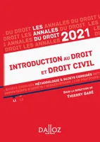 Introduction au droit et droit civil 2021 / méthodologie & sujets corrigés, Méthodologie & sujets corrigés