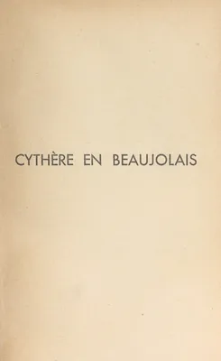 Cythère en Beaujolais