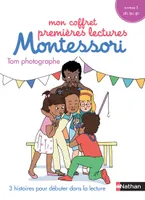 Mon coffret premières lectures Montessori : Tom photographe,  3 histoires pour débuter dans la lecture. Niveau 3