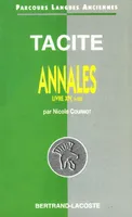 TACITE : ANNALES, LIVRE XIV,1 à 22-PARCOURS LANGUES ANCIENNES