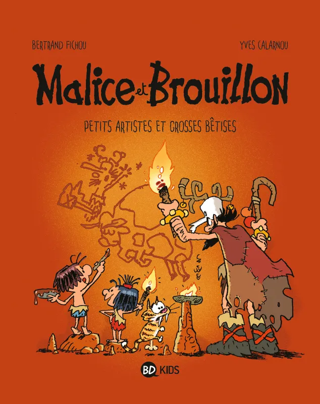 Livres BD 3, Malice et Brouillon, Tome 03, Petits artistes préhistoriques Bertrand Fichou
