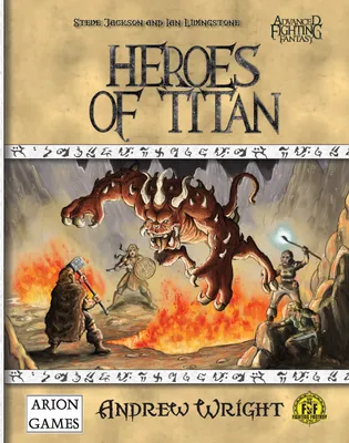 Advanced Fighting Fantasy - Heroes of Titan (hardcover, standard color book)