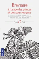 Bréviaire à l'usage des princes et des pauvres gens, Recueil de sentences des XIVe et XVe siècles