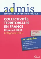 Collectivités territoriales en France / cours et QCM : catégories B et C, cours et QCM