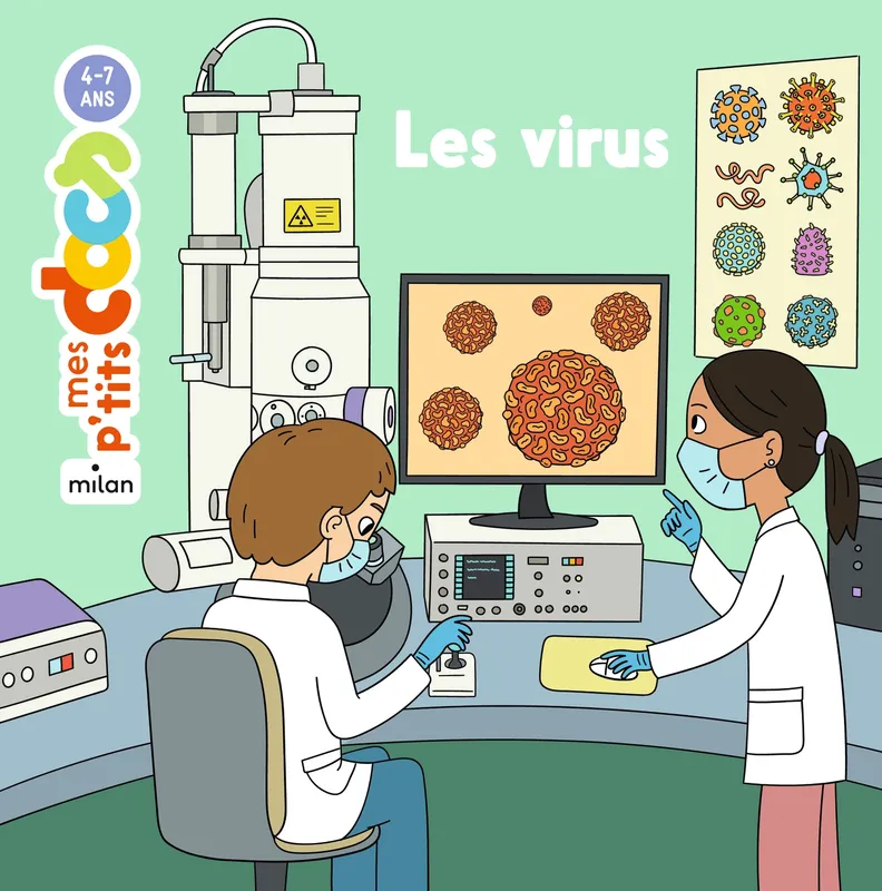 Livres Jeunesse de 3 à 6 ans Documentaires Les virus Stéphanie Ledu