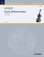 Étude philharmonique, für Violine solo. violin.