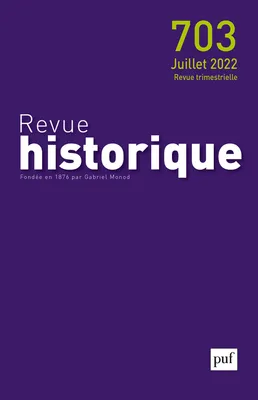 Revue historique, 2022 - 703