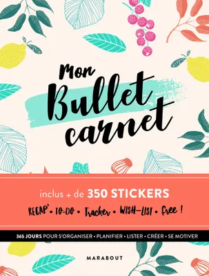 Mon bullet carnet - inclus 500 stickers