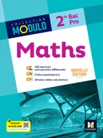 Modulo - MATHS - 2de Bac Pro - Ed. 2024 - Livre élève