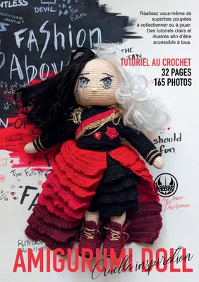Amigurumi Doll - Patron au crochet inspiration Cruella